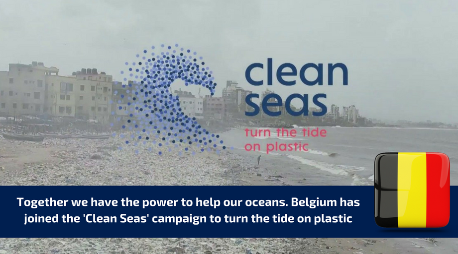 Together we have the power to help our oceans. Therefore, Belgium has joined the #CleanSeas campaign to turn the tide on plastic. #SDG14