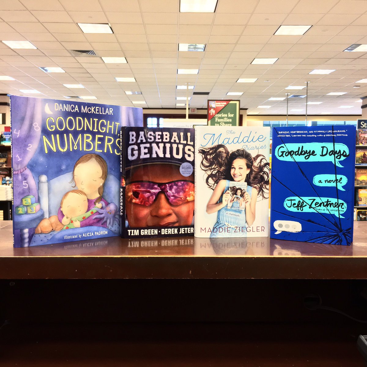 BNLafayetteIN's tweet image. #NewReleaseTuesday isn't just for adults, there's new titles for all ages! #GoodnightNumbers #BaseballGenius #GoodbyeDays #TheMaddieDiaries