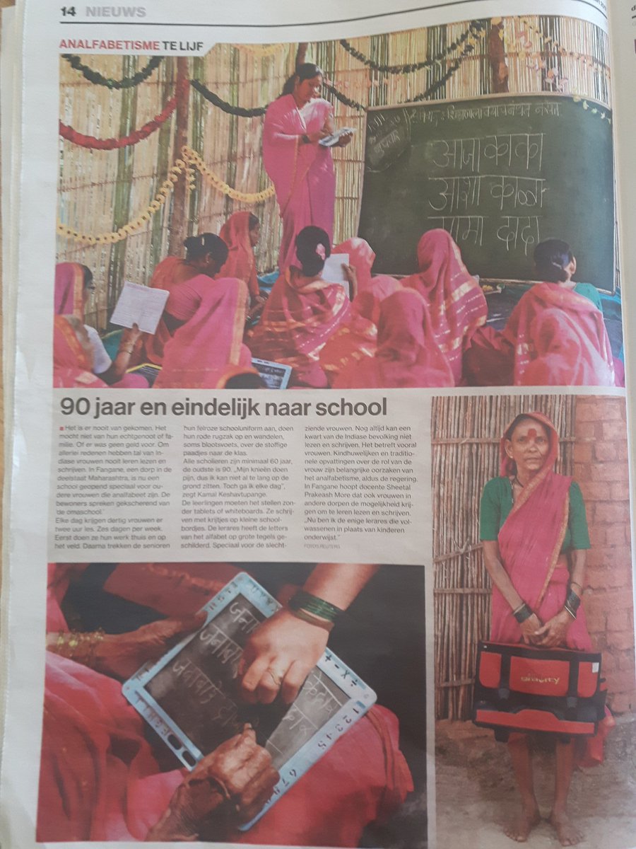 Nooit te oud om te leren!