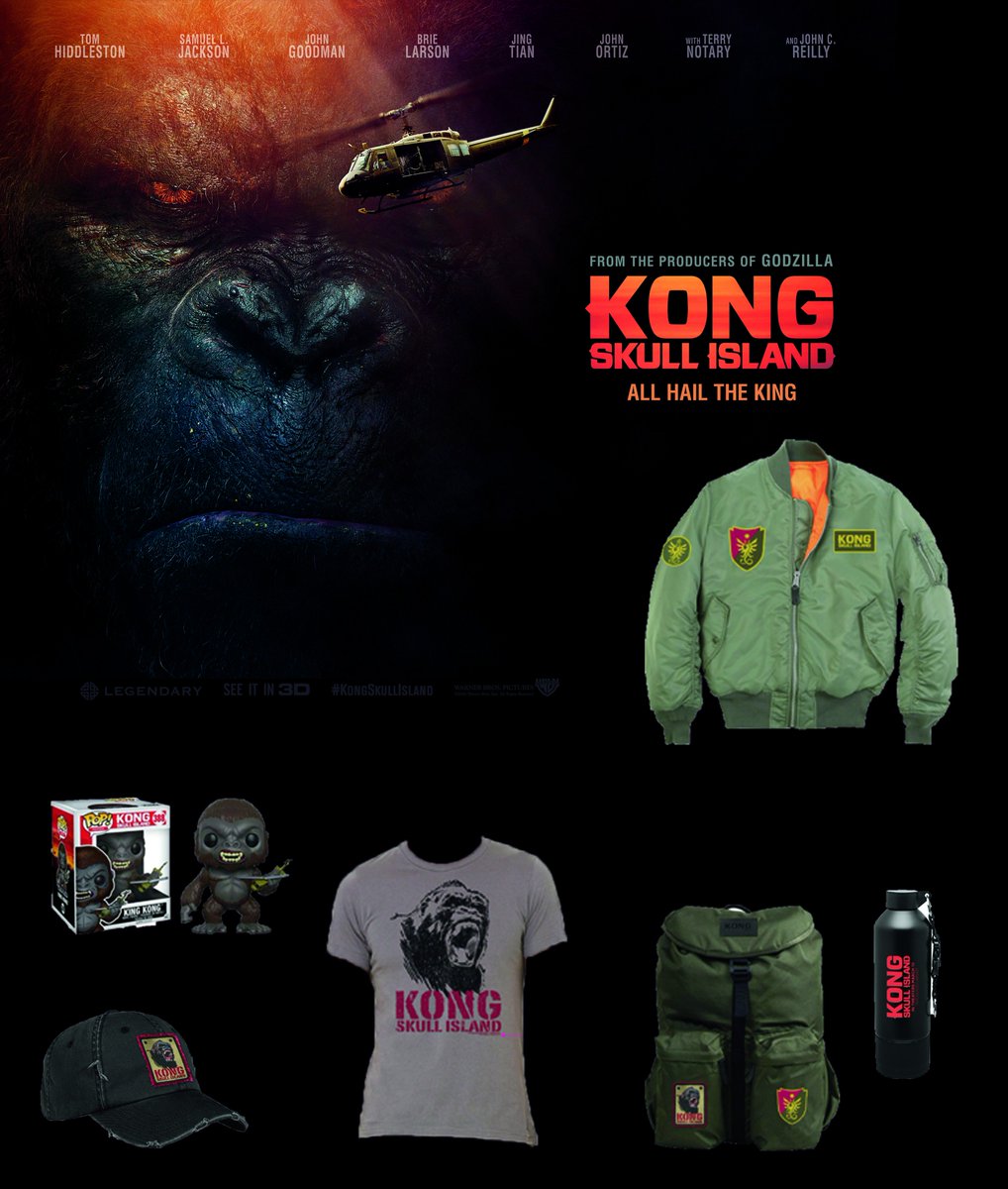 RegalMovies's tweet photo. Last chance! FOLLOW &amp; RT for a chance to win this #Kongskullisland movie prize pack! #giveaway Get tickets: https://t.co/0Dmo1IUVg2 https://t.co/As8Mi5JS1B