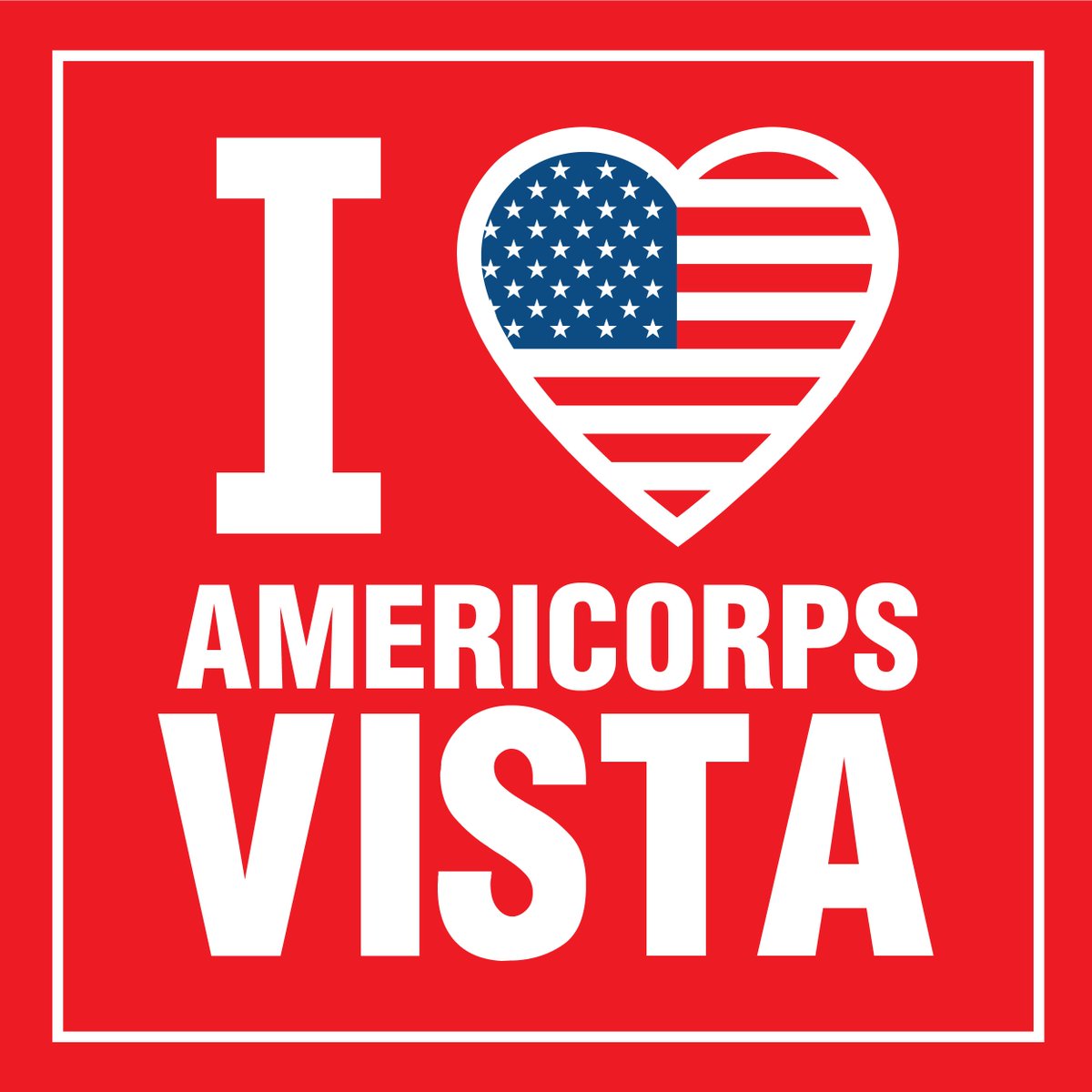 AmeriCorpsVISTA's tweet image. Show some love. #IamVISTA #AmeriCorpsWorks