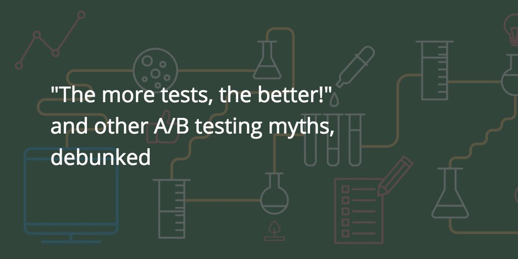 JeffreyFeldberg's tweet photo. “The more tests, the better!” and other A/B testing myths,… https://t.co/V0WzaZtMrB #A_B_testing #Optimization_Strategy via @widerfunnel https://t.co/QjKdnuy2JR