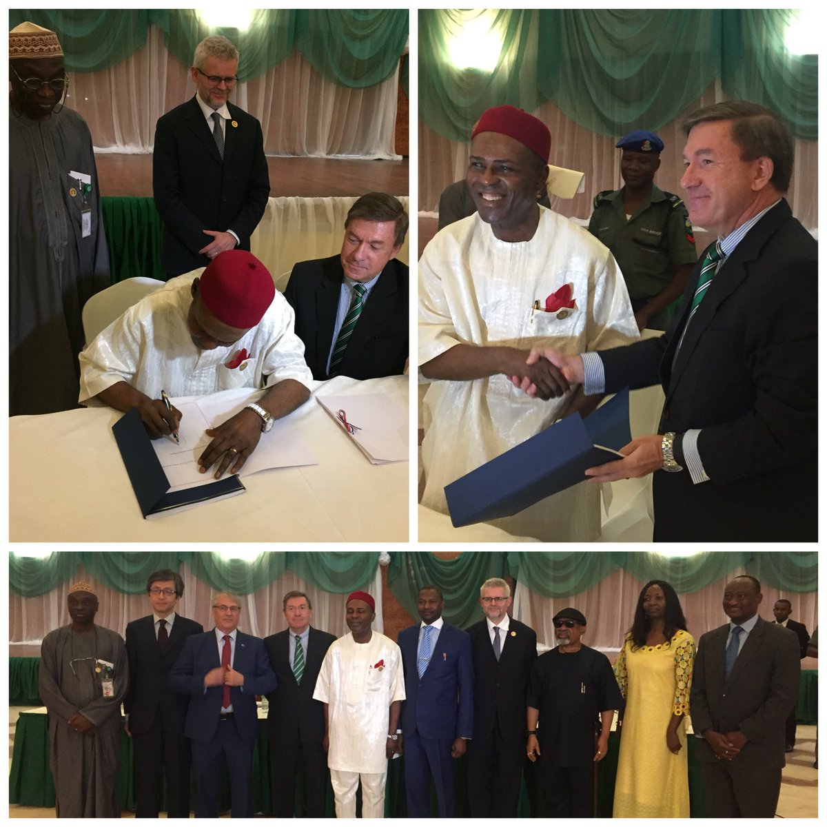 NLinNigeria's tweet photo. As the depository state the #Netherlands congratulates #Nigeria on the occasion of signing the #IntEnergyCharter on 7 March 2017! https://t.co/leyzeUrHgD