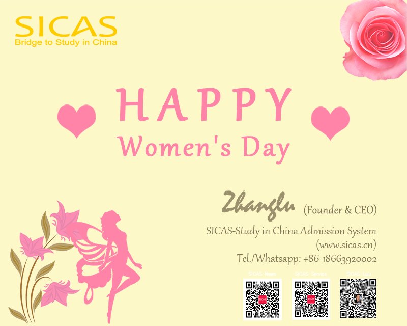 SICAS_Online's tweet photo. Happy Women's Day! We hope that each girl can find your confidence in your ability and never abandon your passion in exploring new things. https://t.co/s9YJrKq7xf