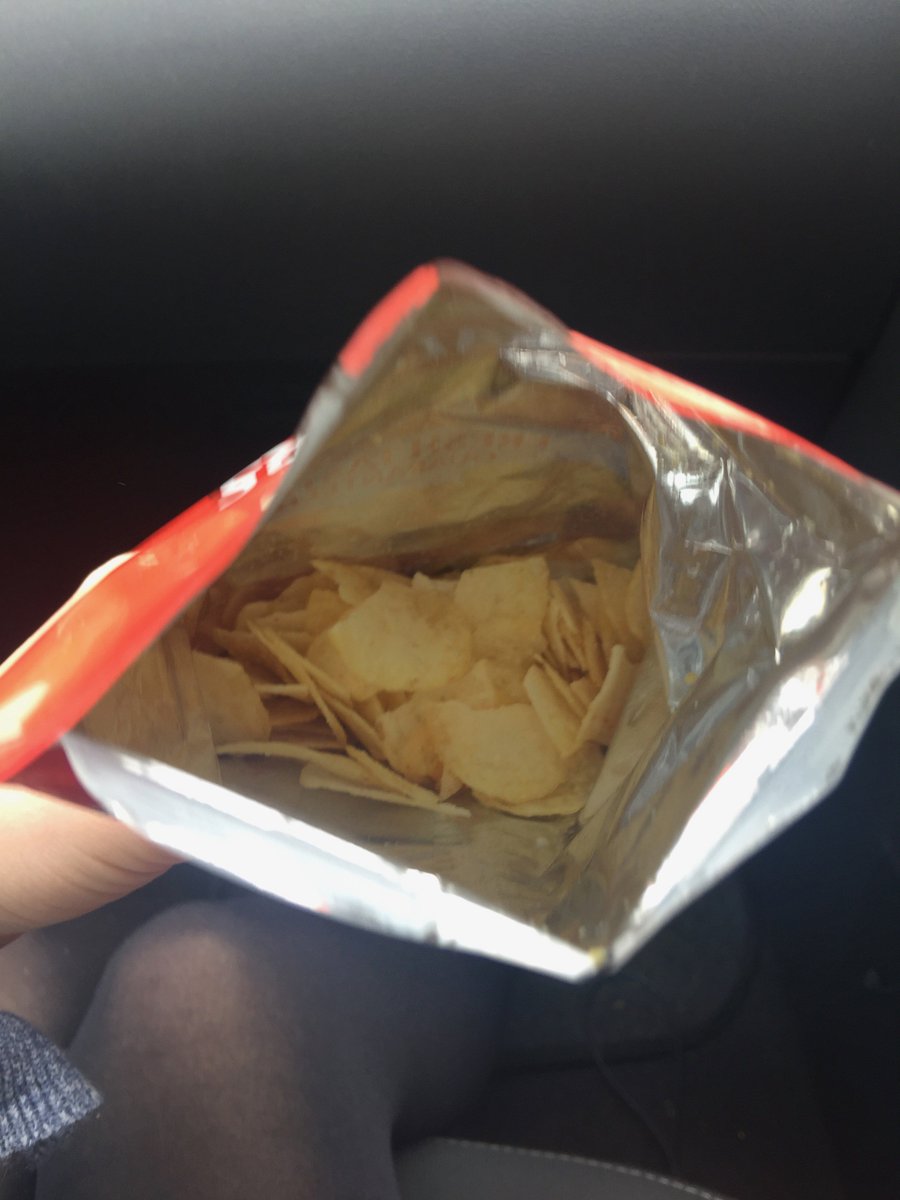 weare_humans's tweet photo. Why does my pack of @walkers_crisps contain only 20% crisps? So tasty the factory workers ate them? #MoneyMatters #StitchedUp https://t.co/83S2MtBWPC