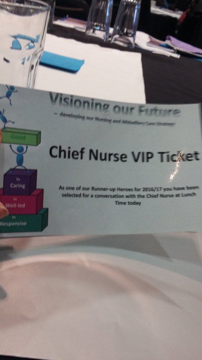 DawnDowning's tweet photo. Off for lunch with the chief nurse #visioningourfuture https://t.co/9TjI7cYTwj