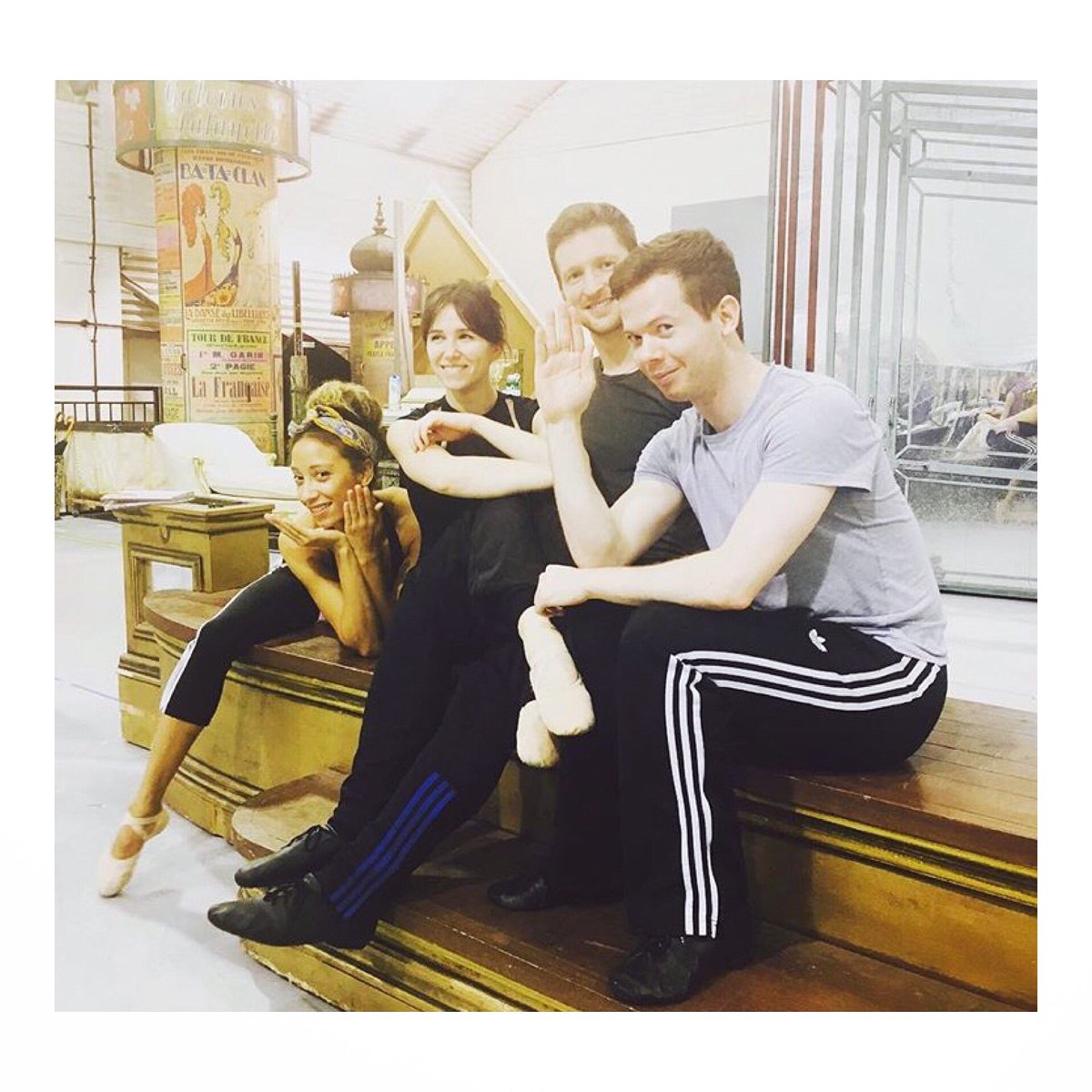 Happy <a href="/AmericanInParis/">An American In Paris</a> Tuesday!! With love from your Act 2 Lily Pons 💋 #show3 #theatrelife #itsamusical