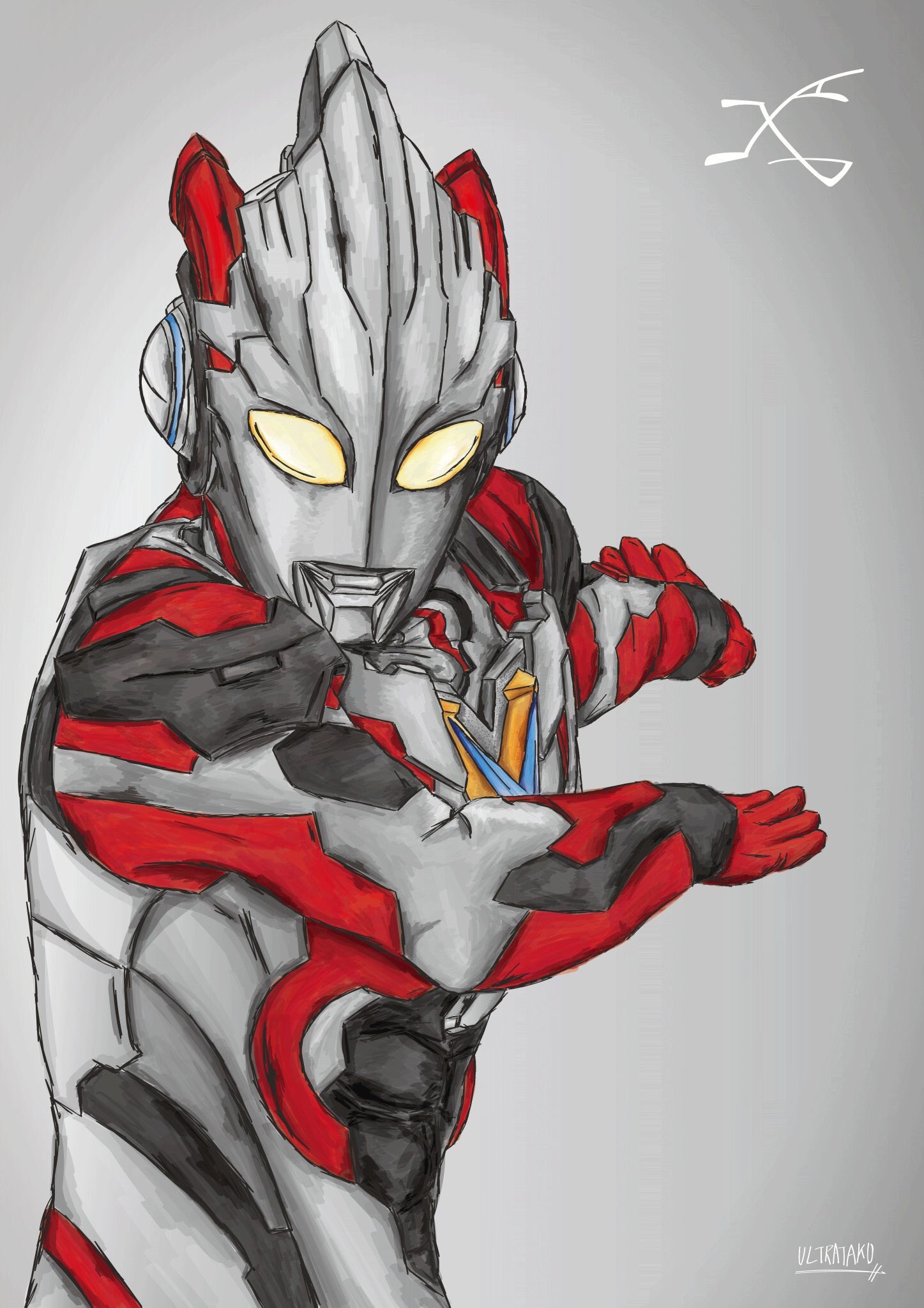 تويتر Ultrataku على تويتر ウルトラマンx 行くぞっ大地 ユナイトだっ やっと描き終わりましたウルトラマンx 久しぶりにイラスト描いた 他のウルトラヒーローと違って特殊なウルトラマンだから非常に悪戦苦闘いたしましたww ウルトラマンx T