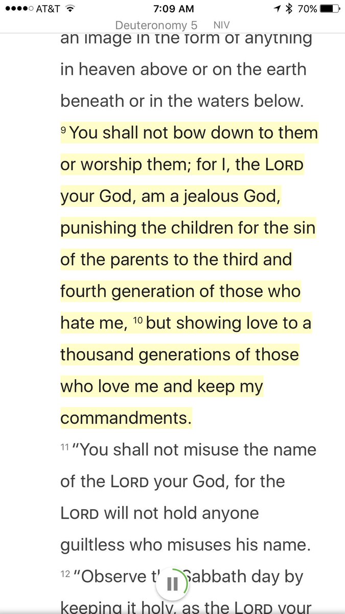 MannyArango's tweet photo. Notice how sin is never punished longer than love is given! Sin is punished for 4 generations but love is shown for 1000! #graceintheOT https://t.co/DN8Pzg37Dj