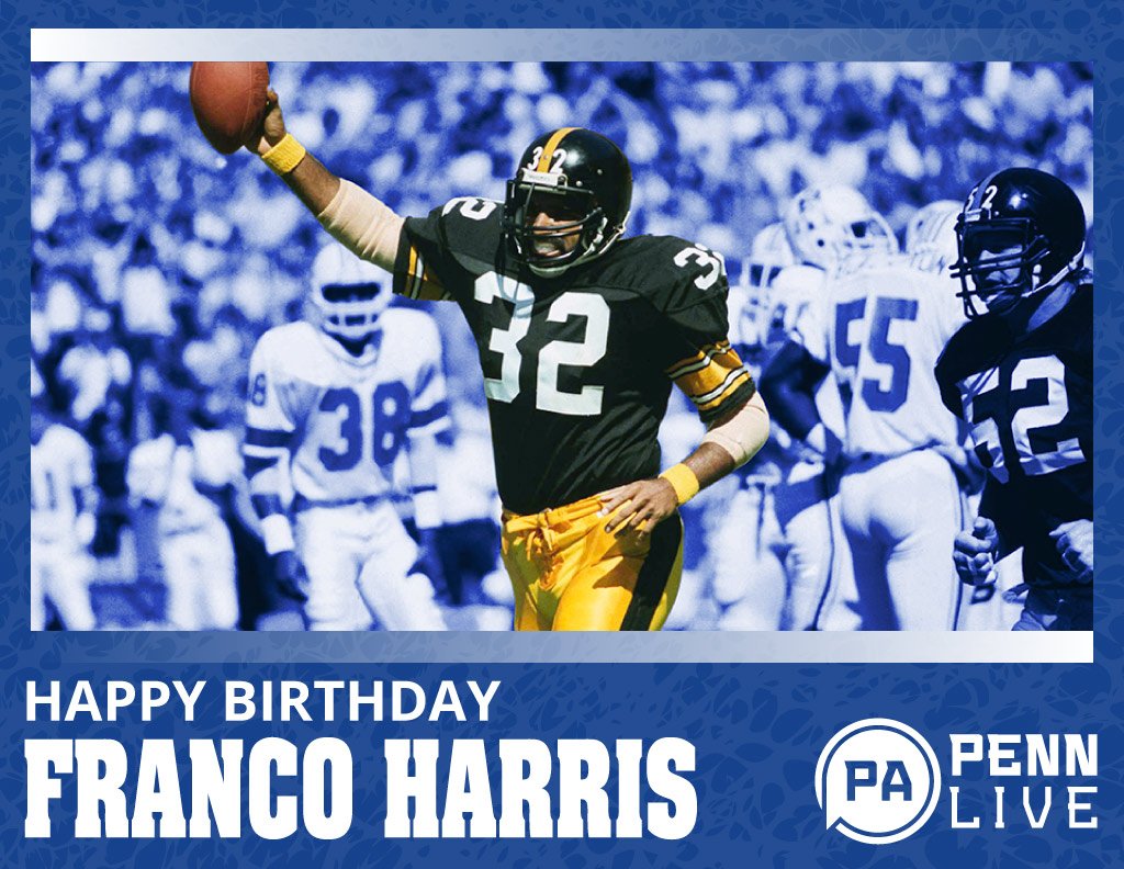 Happy Birthday to Penn State legend and 4-time Super Bowl champion, Franco Harris 