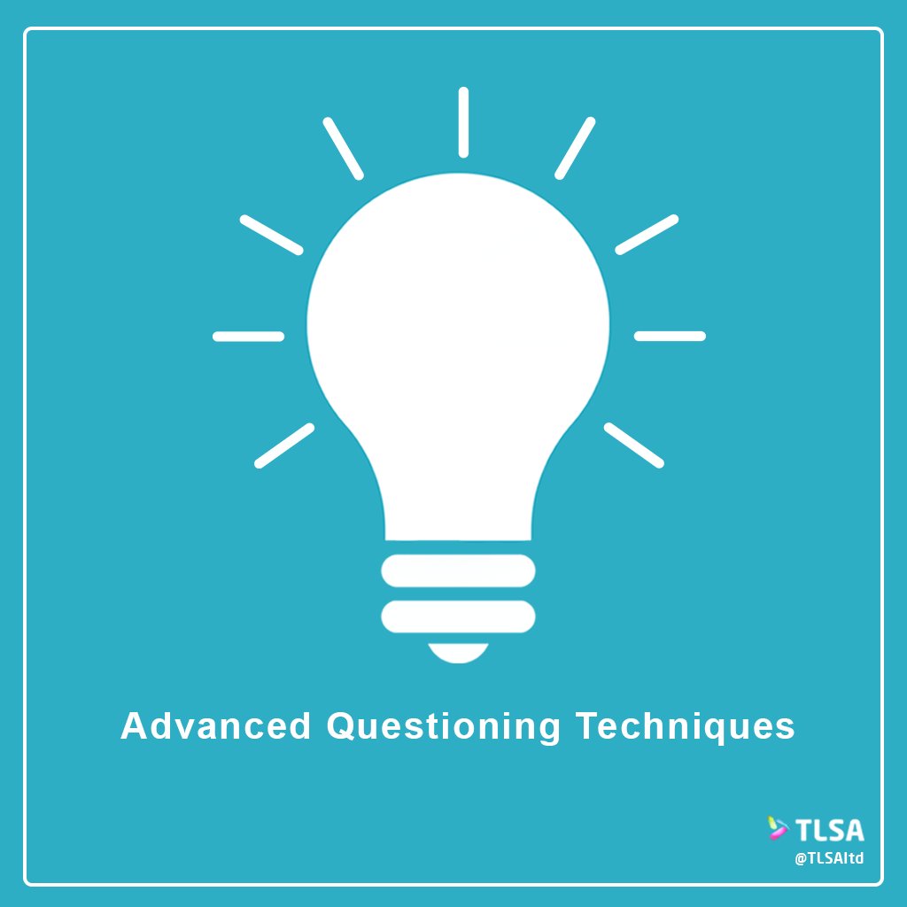 TLSAltd's tweet photo. Advanced questioning is a ‘must have’ skill if you manage large accounts: https://t.co/G0LL5ks9tD  #Sales #Course https://t.co/FBiJIQJVSL