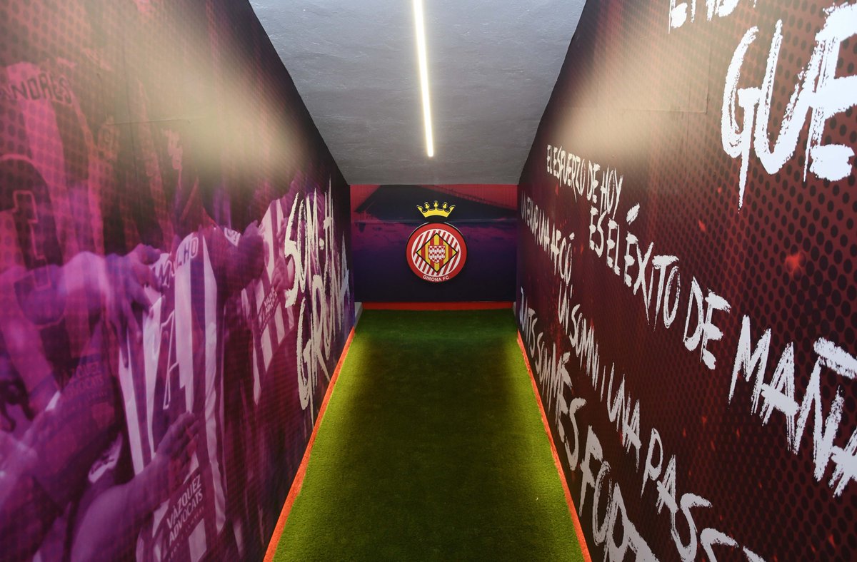 GironaFC's tweet photo. El nou túnel de vestidors de Montilivi: “Endavant Guerrers!”
Gràcies a tots els que l'heu fet possible 🔴⚪️🔝
👉 https://t.co/DU5aiTWmQw https://t.co/qZhOCEAwxc