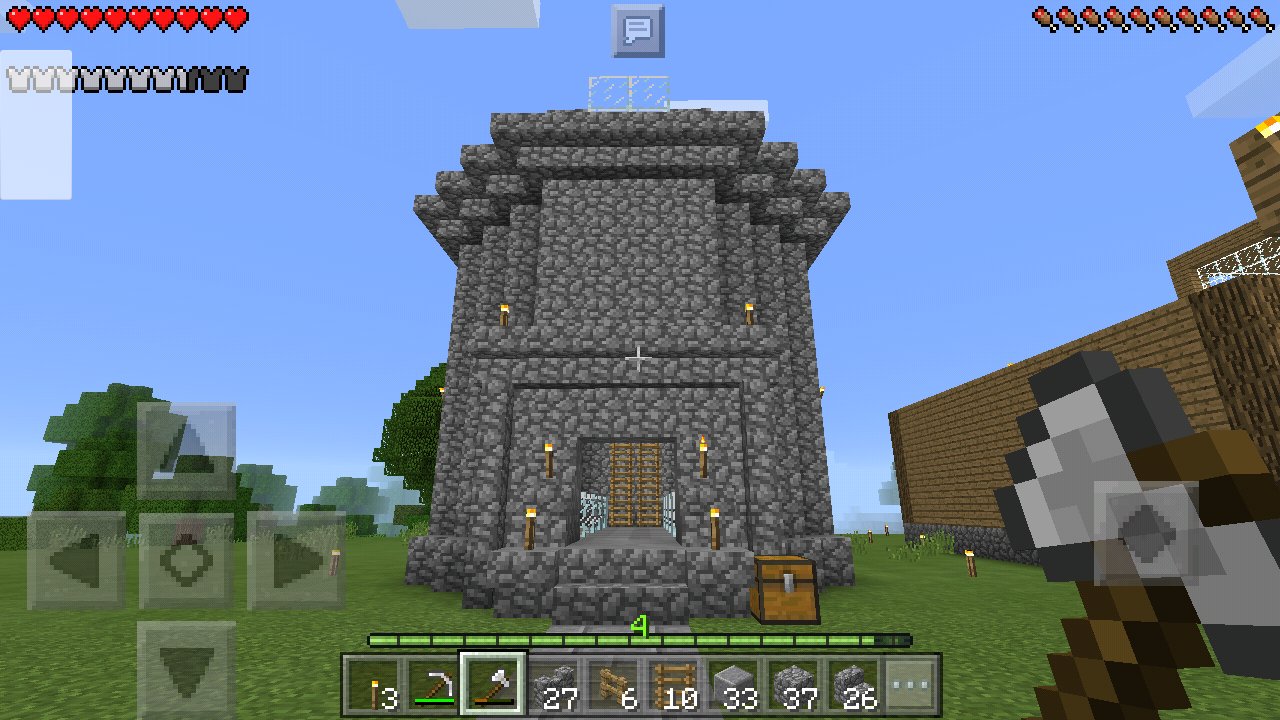 カナソウ マインクラフトサバイバル生活35日目 今日は高台を建てた まだ3分の1ですｗ 村に高い建物が無いことに気づきましたｗ 村全体を見渡せるくらい高い高台を作りたいです 昔の投稿見てたんですけど少しづつ発展してるのが分かりますねｗ マイクラ