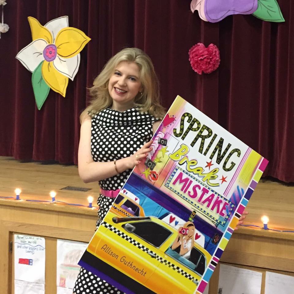 AllisonPolkaDot's tweet photo. It's today! Spring Break Mistake is now available everywhere! Go forth and embrace mistakes! #SpringBreakMistake https://t.co/sb55kgUAGG