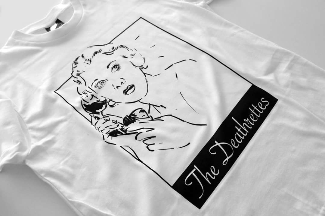 Shirts available at our show this Friday with <a href="/medicine_boy/">Medicine Boy</a> &amp; #Heroine at @MercuryLiveCTN Design by <a href="/_inchilada/">Ines</a> Print by @StruckMerch