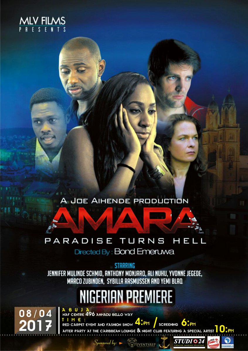 Events_Rep's tweet image. Join us on the red carpet for the movie premiere of "Amara Paradise Turns Hell" in Abuja April 8th. Tickets on eventsrep.com/events/event/a…