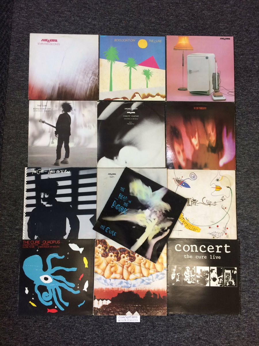 ConceptZer0's tweet photo. It's a Cure day, in the studio working our way through the #vinyl @radiox https://t.co/2S7yLnmMVs