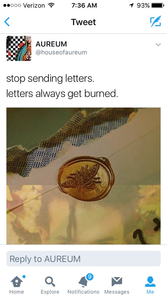 HalseyUpdates's tweet photo. Forbidden letters between the two - the picture on the letter matches Solis' profile picture https://t.co/F9rNUJkLwg