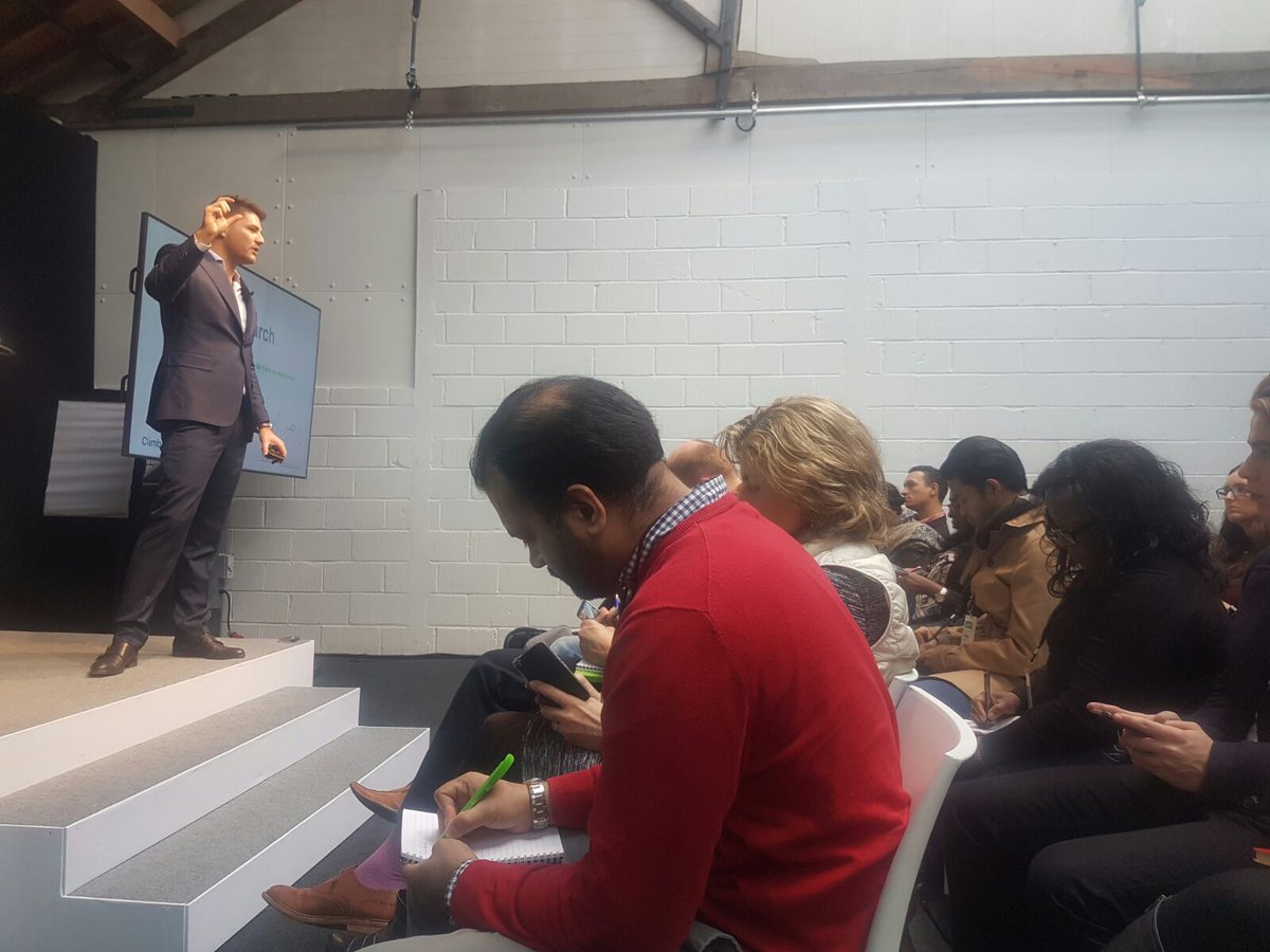 QuickBooksUK's tweet image. “The role of video is going to be bigger than search”. - @Mark_E_Wright shares some digital marketing insights in our #QBConnect workshops