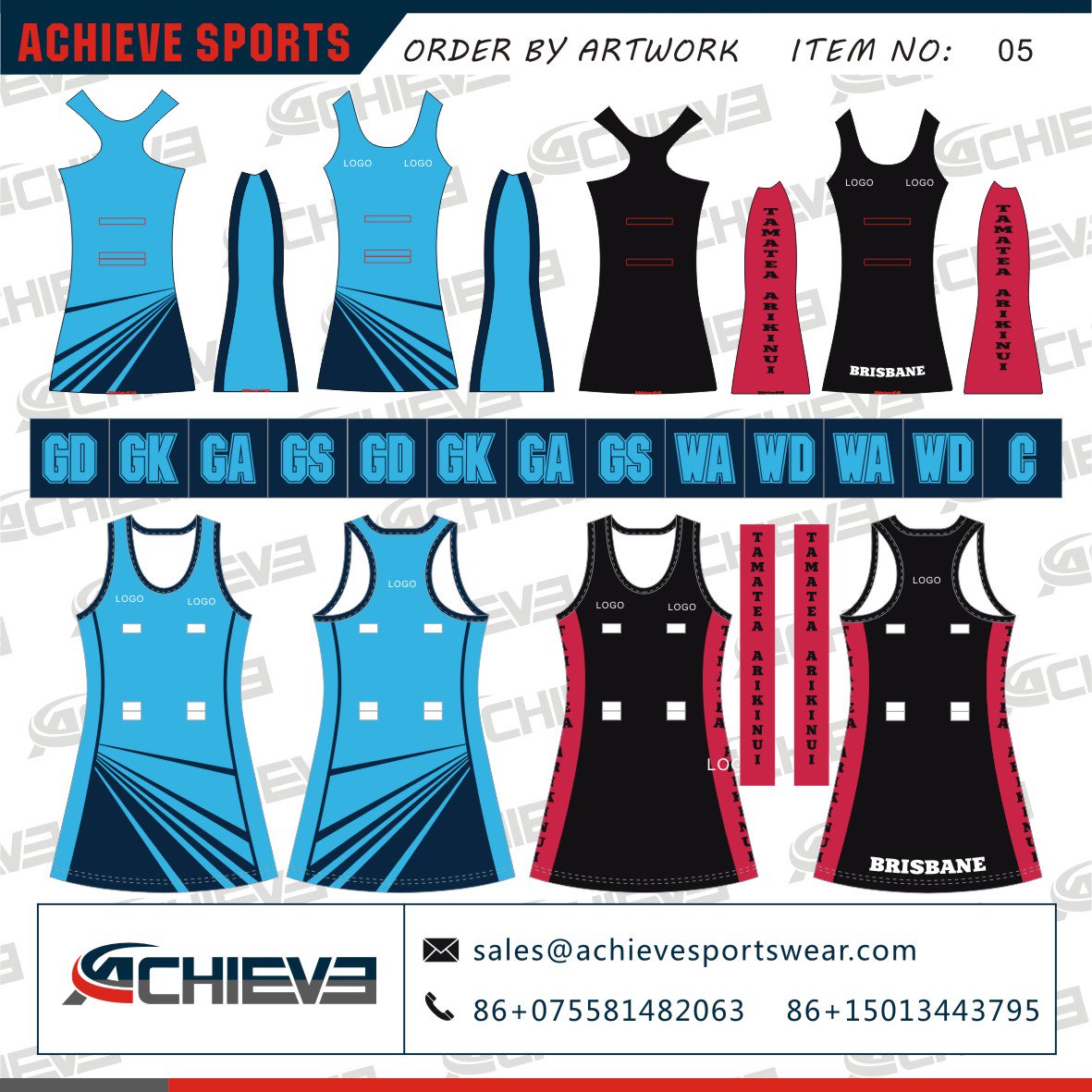 Achievealina's tweet photo. New season Sublimation Printing Netball Uniforms #netball #netballuniform #sublimation #netballsports #AchieveSports https://t.co/k062nVMxFs