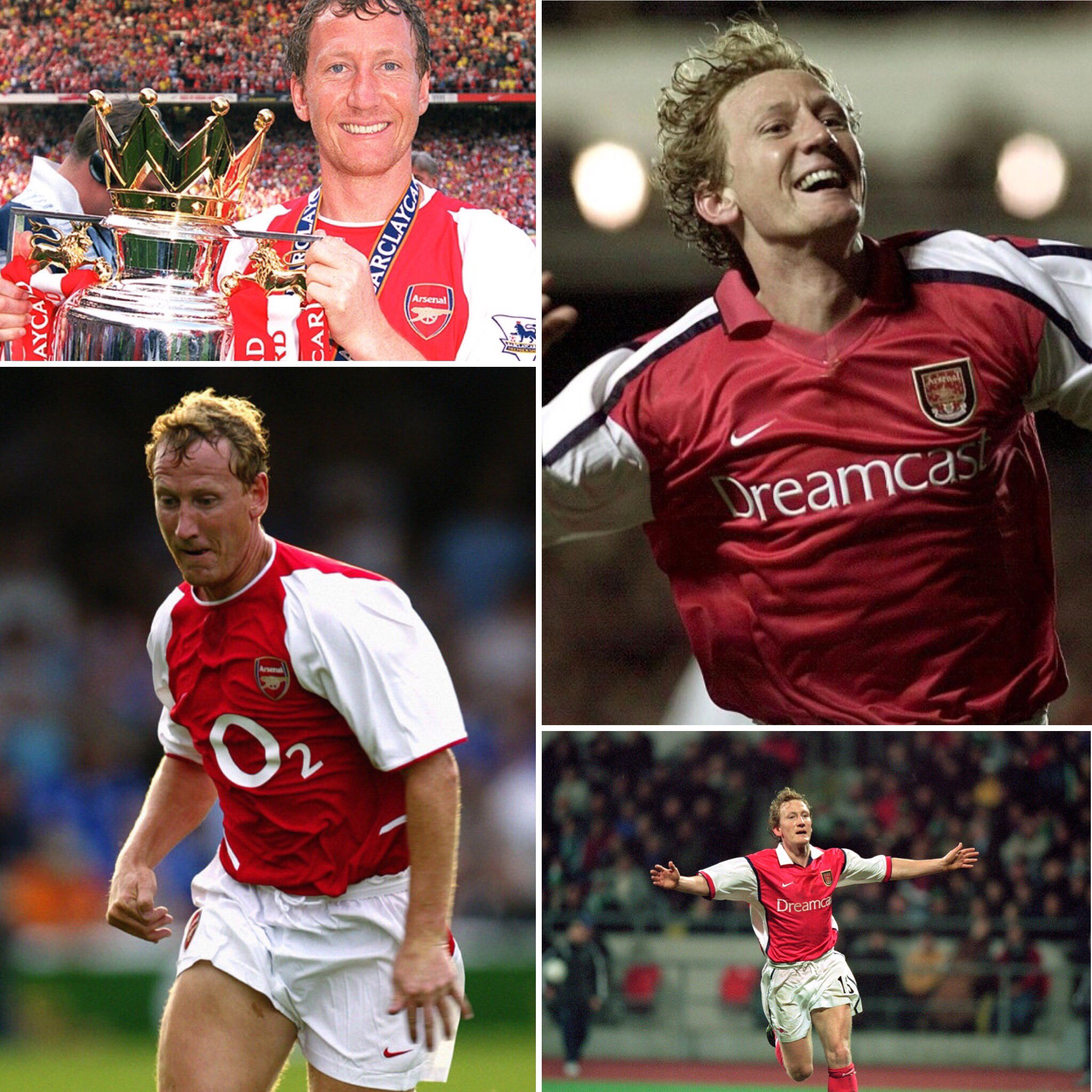 44 years old 384 appearances   25 goals  9 assists  Happy birthday Ray Parlour! 
