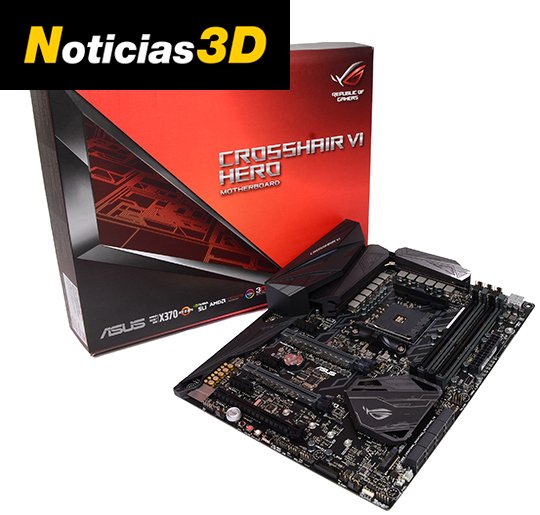 Noticias3Dcom's tweet image. Nuevo #sorteo en #Noticias3D. Una @ASUSROGES Crosshair VI HERO para #RYZEN #AM4 puede ser tuya, ¡participa ya! bit.ly/2mAsCTP
