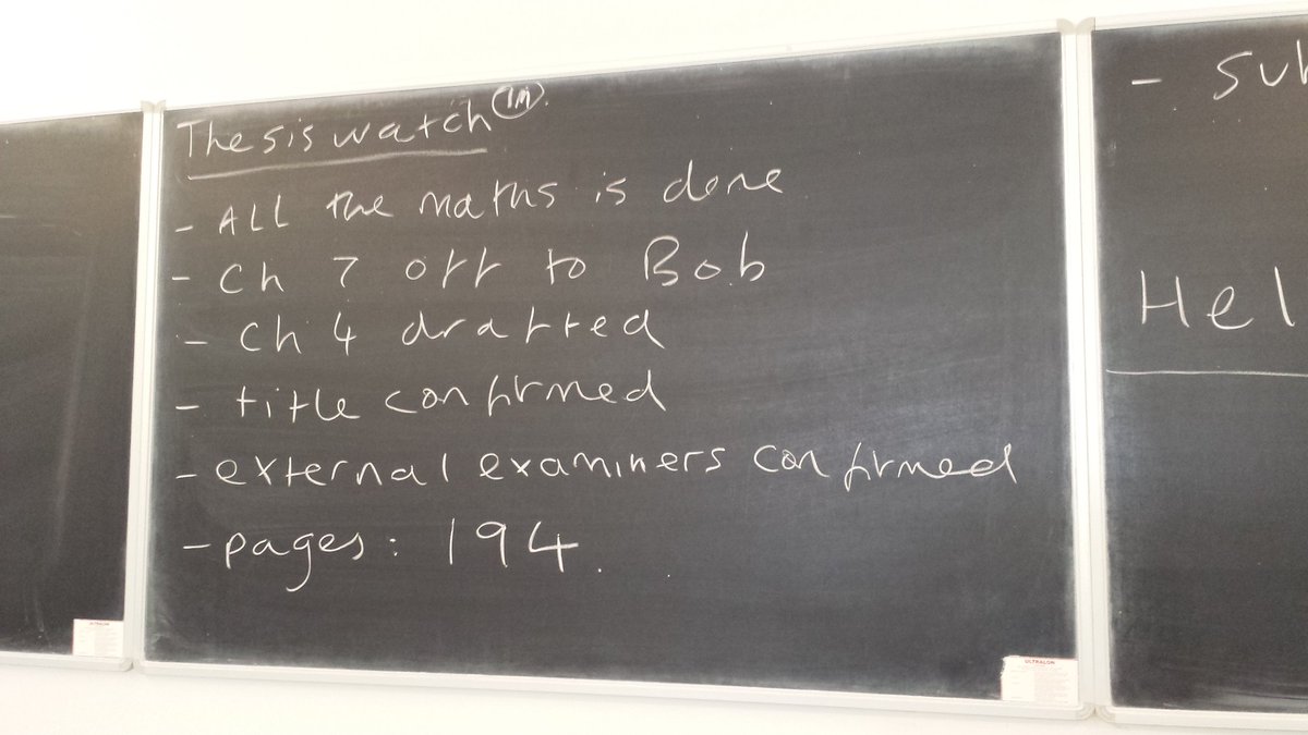 tdhc_'s tweet image. Thesiswatch (tm) with my second years today