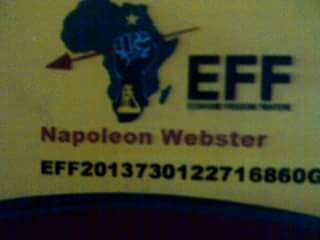 Tyrone_Mkansi's tweet photo. Napoleon his one of us, let's support him on political motivated charges. #FreeNapoleanWebster https://t.co/6RPMJxP1NB