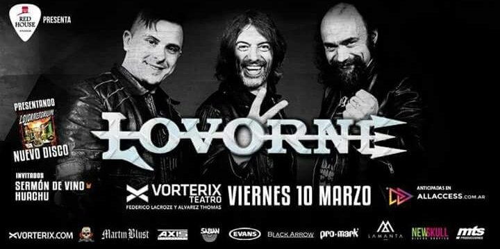 👉 <a href="/LovorneRock/">LOVORNE</a> viernes 10 de Marzo en el <a href="/TeatroVorterix/">Teatro Vorterix</a> 
Entradas via <a href="/dfallaccess/">DF Entertainment</a>