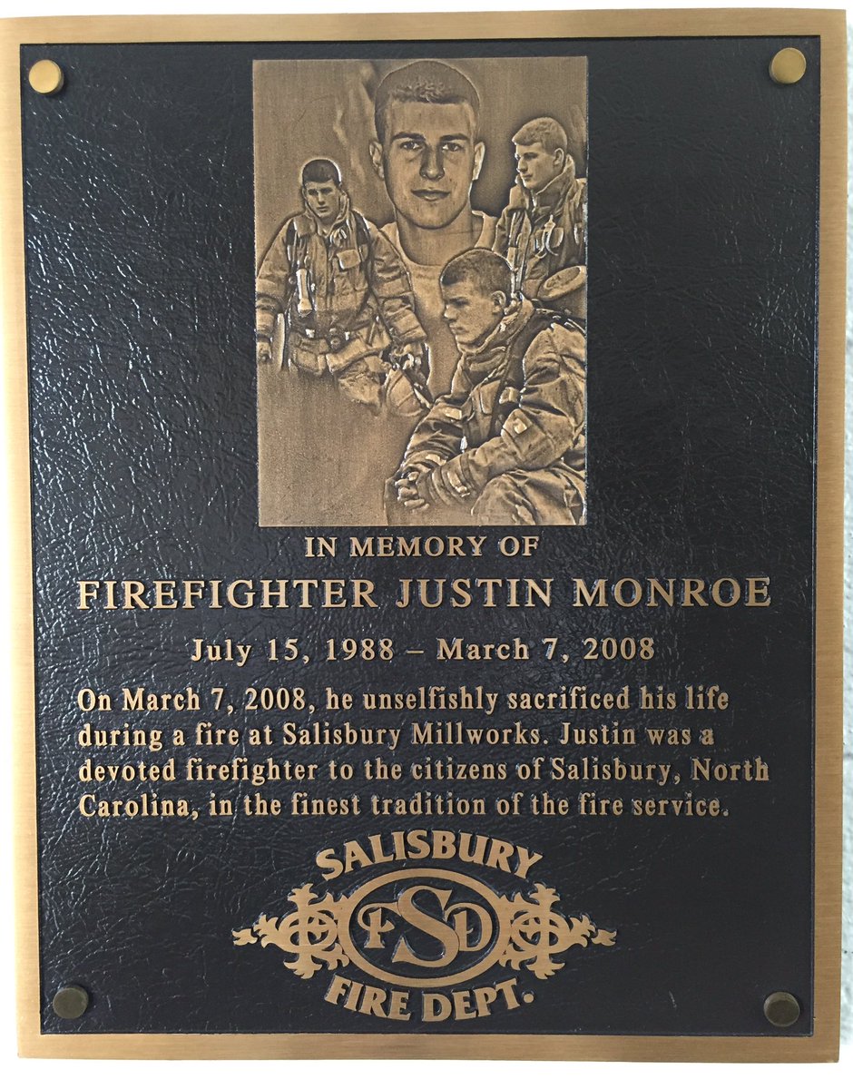 SalisburyNCFire's tweet image. Never forget Victor Isler and Justin Monroe and their ultimate sacrifice March 7, 2008. We continue to keep their families in our prayers.
