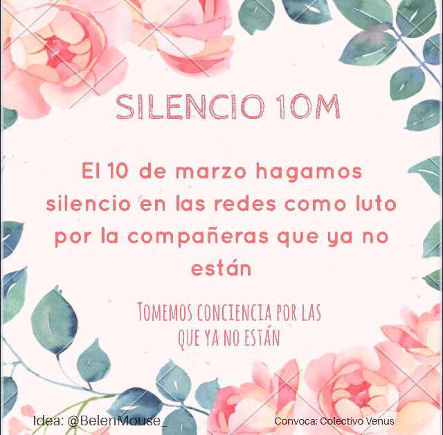 Belier_Cosplay's tweet photo. #Silencio10M #PARÓNENLASREDES 
Hemos decidido cambiar del 9M al 10M el día del silencio en RRSS, la explicación está en la última foto https://t.co/lp2LKDvtEw