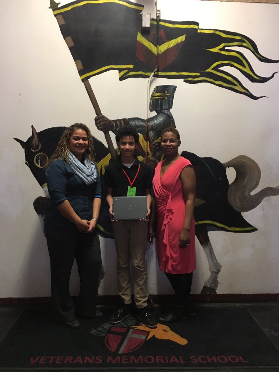 VetsSchool's tweet photo. Congratulations Diego on winning the laptop from @CmdnEnrollment @CamdenSchools!!!! https://t.co/ECF2mfE0ow