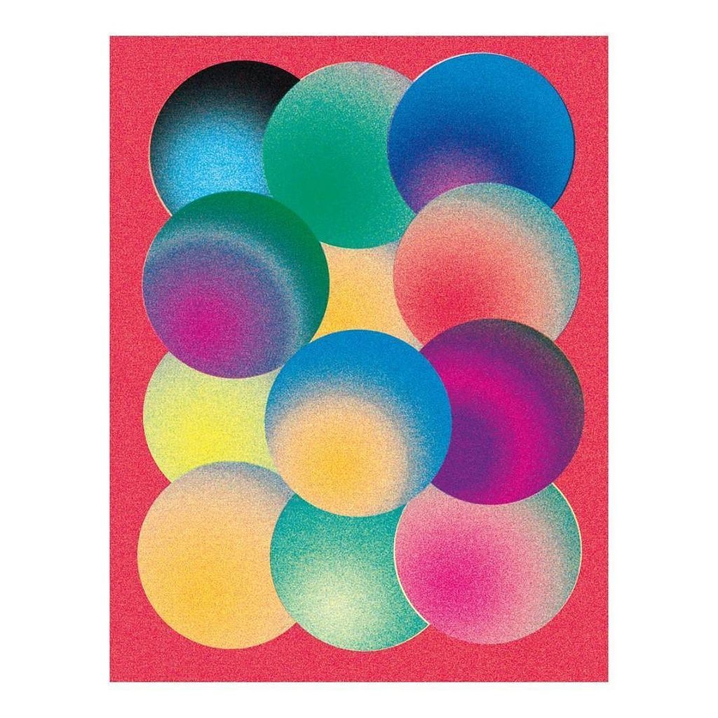 Art by Antoine Marchalot #maybeokayblog #art #artist #painting #painter #abstract #artwork #circles #colours #gradi…