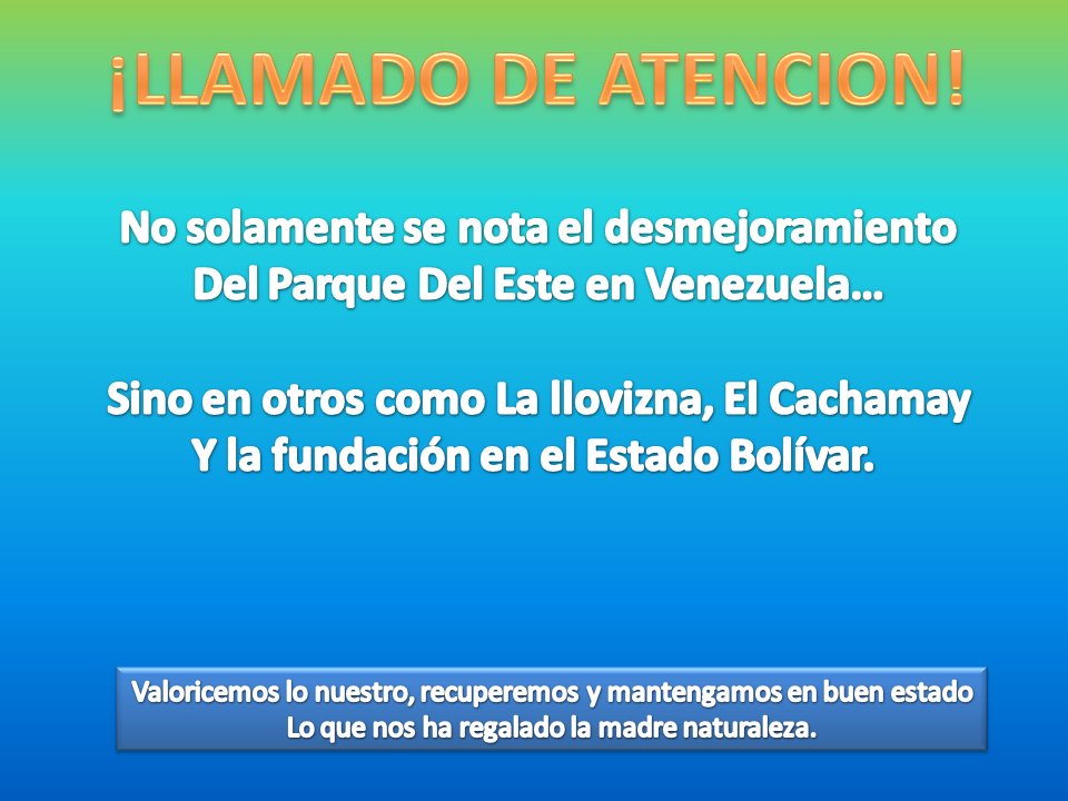 planetatido's tweet photo. Eduquemos a los nuevos políticos, eduquemos a nuestros hijos, eduquemonos y cuidemos lo nuestro.  #parquedeleste #vzla #FelizMartes #07Mar https://t.co/6iKwBxLoCN