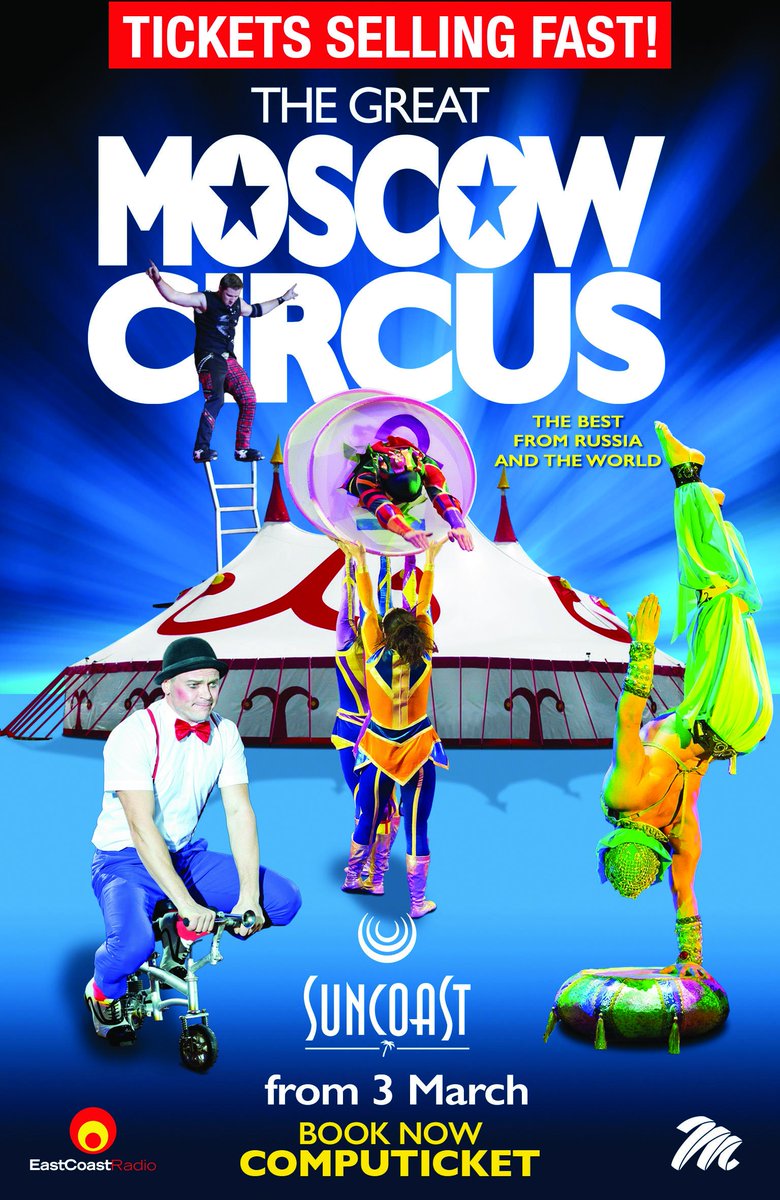 Win yourself a set double of tickets to the #GrandMoscowCircus. Call our offices tomorrow between 8- 8:30am on 0315021824 @durbsmagazine