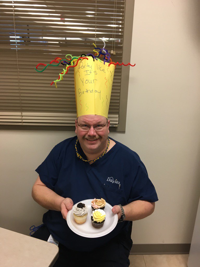 MayeeTucker's tweet photo. Birthday Boy with his Birthday Cupcakes. #Parkview  Acutes #Happy Birthday Phill #CupCakes https://t.co/VhDWmb24e3