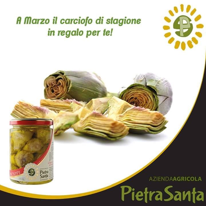 AzPietrasanta's tweet image. A Marzo con un acquisto superiore ad € 120, in omaggio il #CarciofoBrindisino sott'olio e la spedizione in tutta Italia