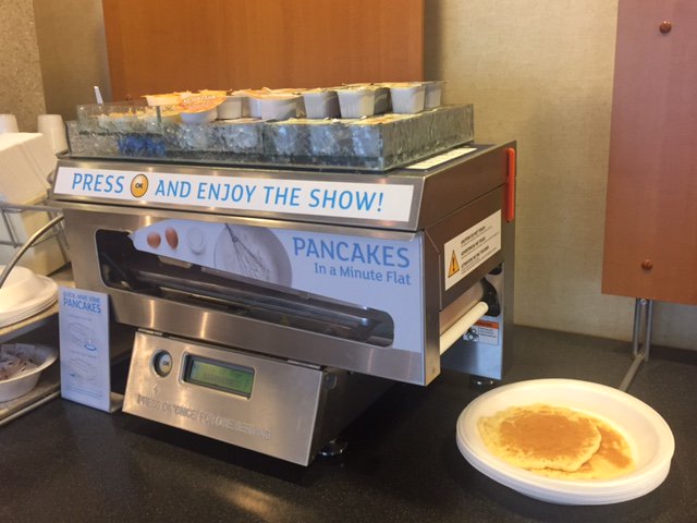 HIExpress's tweet image. #PancakeMachine = Pancakes at the push of a button. We&apos;re joining @IHOP in celebrating #NationalPancakeDay!