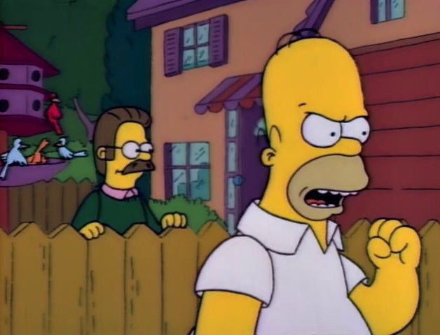 "Marge, where's the Duff?"
"We're all out, Homer."
"D'oh!"
"Would you like some fruit juice?"
"Don't toy with me, woman."