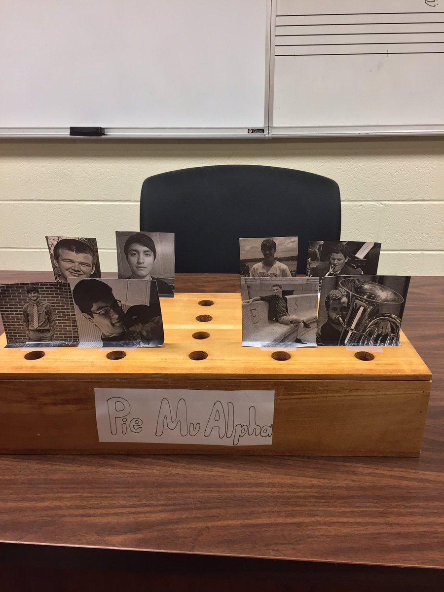 Come out to the Frank Arts Center lobby and donate to pie your favorite Phi Mu Alpha brother.All donations go towards Relay for Life. 🎼🎹