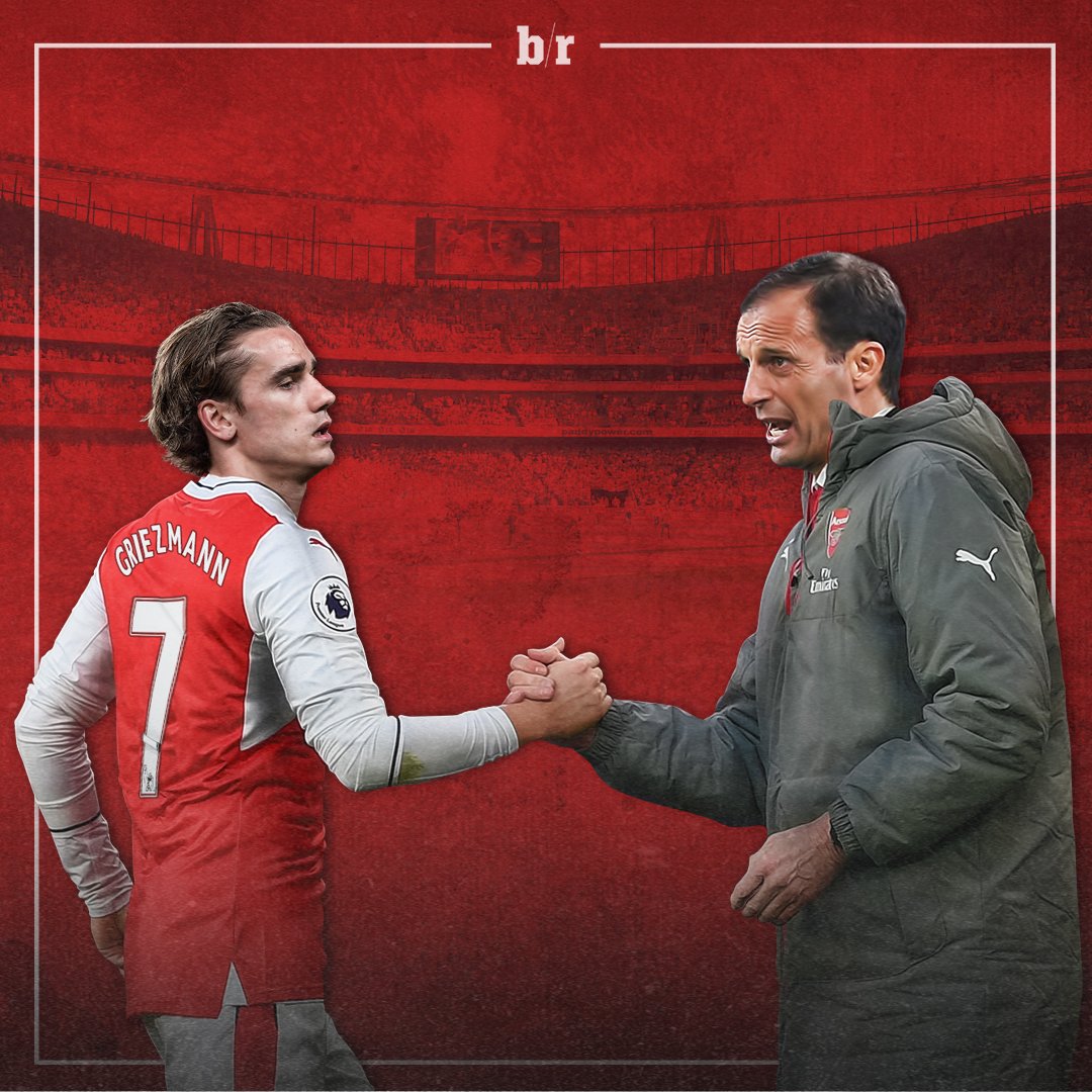 brfootball's tweet photo. #WengerOut
#AllegriIn
#SignGriezmann

Gunners fans have had their say on the burning issues at Arsenal | @gunnerblog https://t.co/E7nIagPIlC https://t.co/QSB5LnRDED