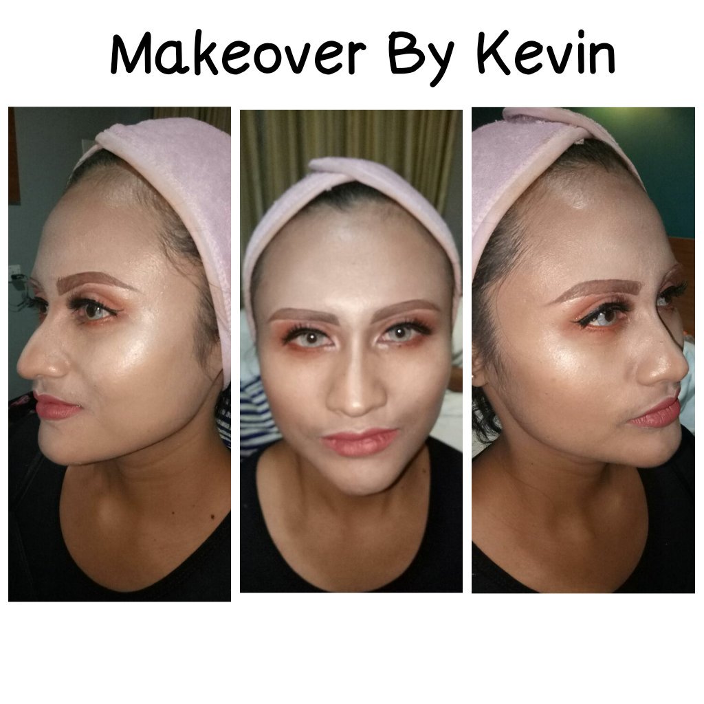 KevinNgOfficial's tweet photo. MakeOverByMe ( Nude MakeUp ) 
My first MakeUp..  Thanks To My Cousin yg Tolong2 sya Juga Tadi.   #makeover #makeuptutorial  #Firstmakeup https://t.co/b6JFmjmnV8