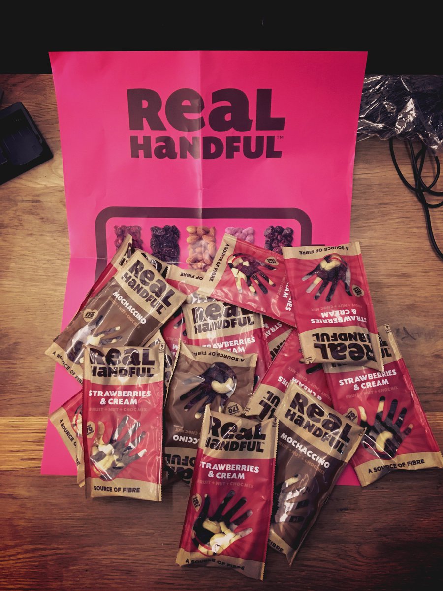 Thanks for the treats today <a href="/RealHandful/">Real Handful</a> from the @TheSocialChain gang!