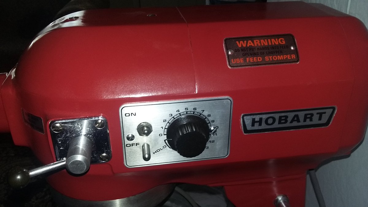 EBOLACIN's tweet image. Hobart A200FT Stand Mixer for sale like new Custom Paint and Accessories call 405 312 3762 if interested