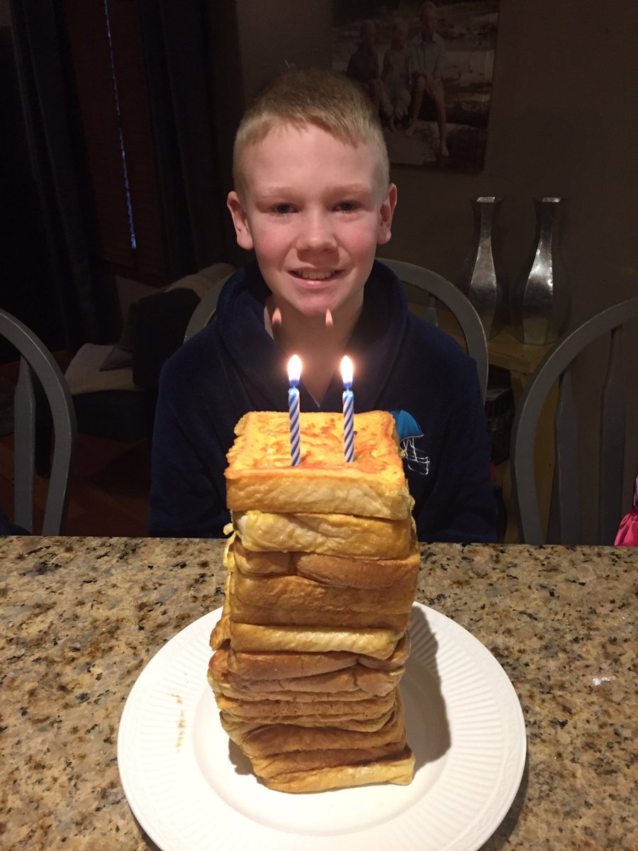 NelsonNellyfam5's tweet photo. Happy Birthday to my son Brody who turns 11yrs old today! #BirthdayStack🍽 #BigAppetite https://t.co/5ZTzrPiuxk