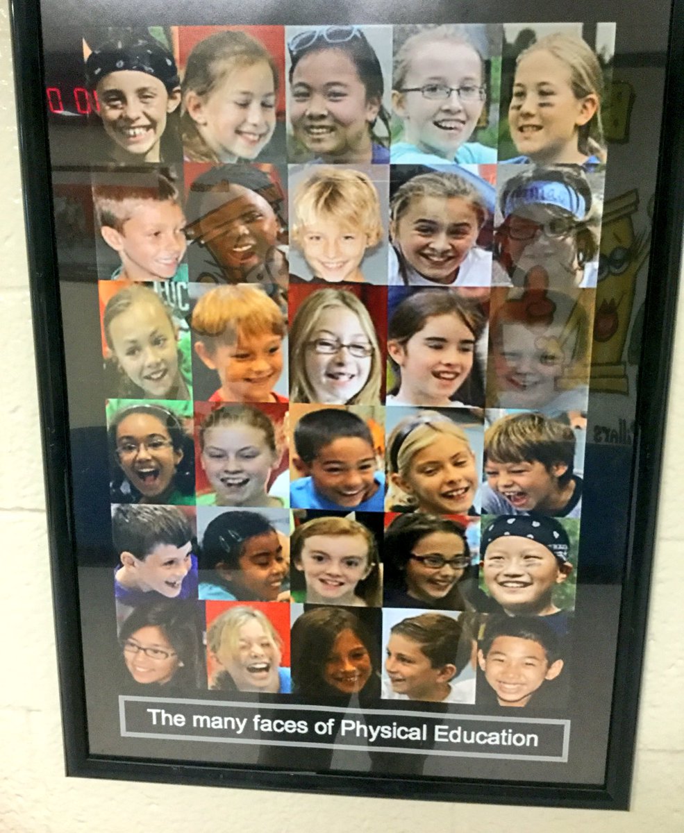 stonybrookpe's tweet photo. Who has a better job? Posters of Ss during the most important period of the day #PhysEd keep motivating @LovePhyEd @CoachPirillo @physed https://t.co/AXjmJ73Cqu