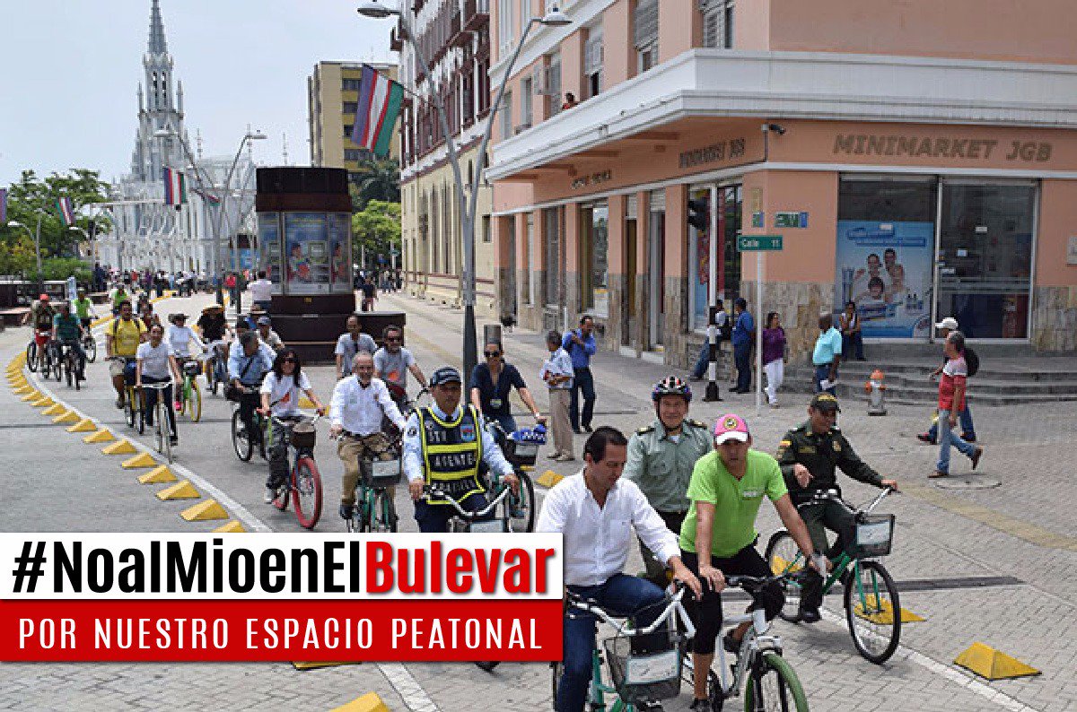 NomioenBulevar's tweet photo. #movilidadcali #CalienBici #MejorEnBici
#calienbici #ViveCali
#CaliPedalea  #MovilidadenCali Viernes 10 plantón #Noalmioporelbulevar https://t.co/eQGE30iTR9