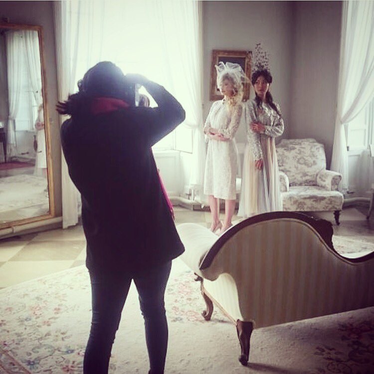 RMPRManagement's tweet photo. Our girls Anchisa & Caitlin shooting for designer @alicehalliday ๐ธ #RunawayModels https://t.co/8QTCZF9lyv