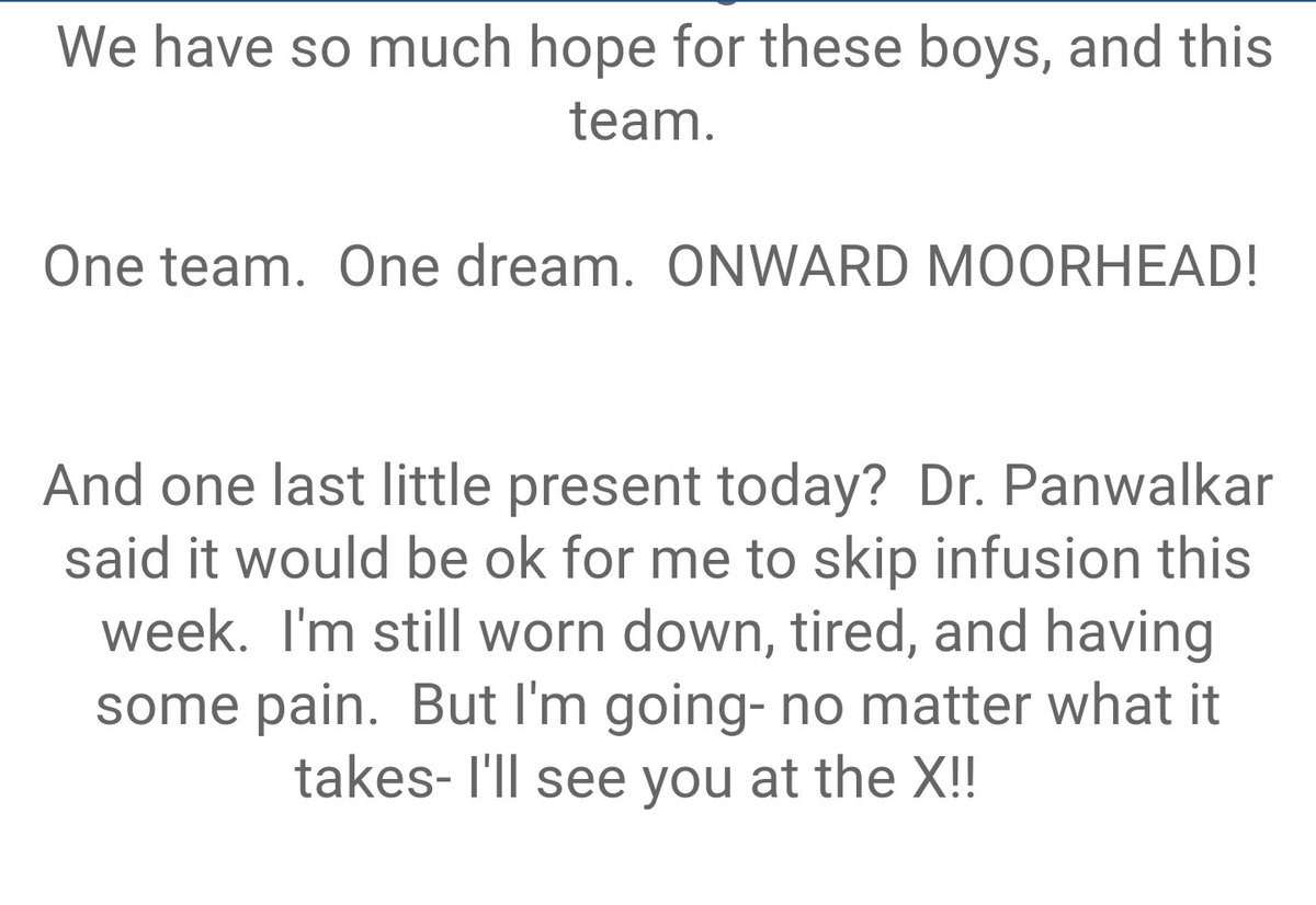 SeeMurphsTweets's tweet photo. Moorhead sophomore right winger Nolan Westra's mom is struggling with cancer. She wrote this on her blog Monday. https://t.co/z2vDwHorkc