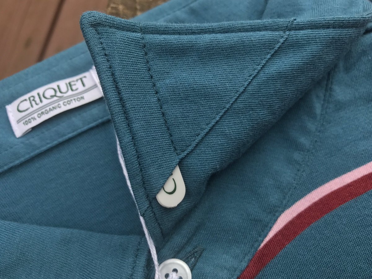 threeguysgolf's tweet image. Collar stays: standard on all @criquetshirts #alwayssharp